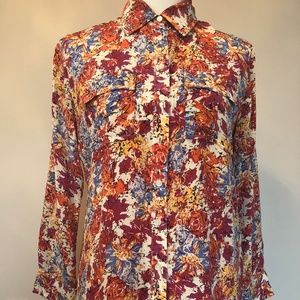 NWOT KARL Karl Lagerfeld Multicolor Floral SZ 2